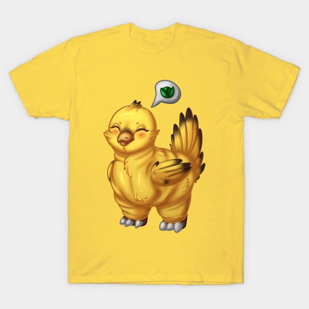 Chubby Chocobo | Final Fantasy T-Shirt by GirLys Art